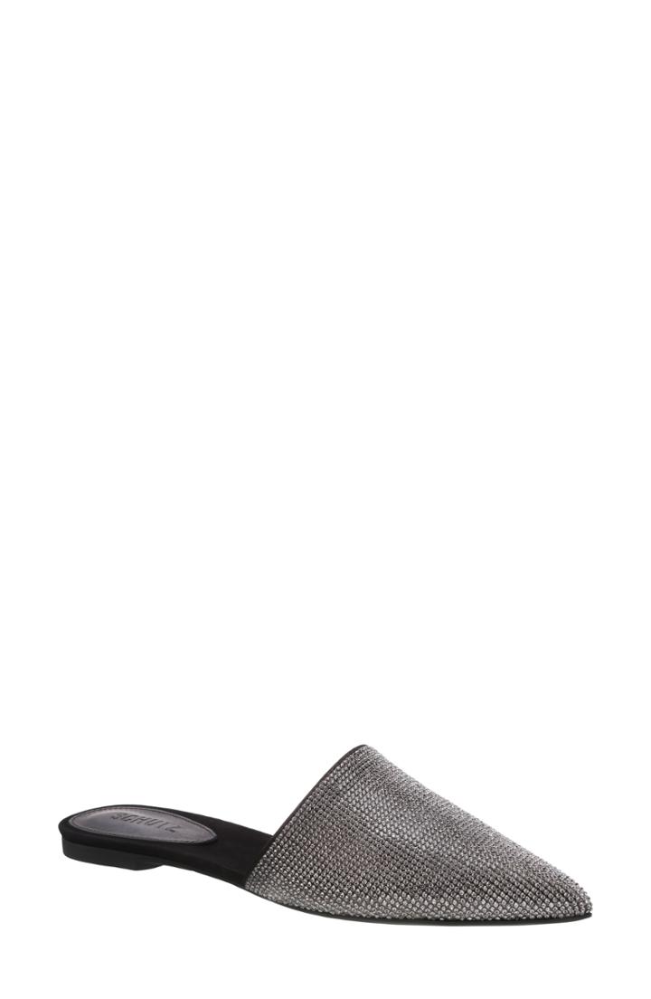 Women's Schutz Embellished Mule M - Black