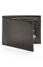 Men's Bosca Id Passcase Wallet - Black