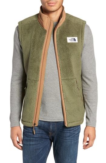 Men's The North Face Campshire Fleece Vest, Size - Green