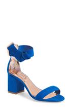Women's Ted Baker London Kerrias Block Heel Sandal M - Blue