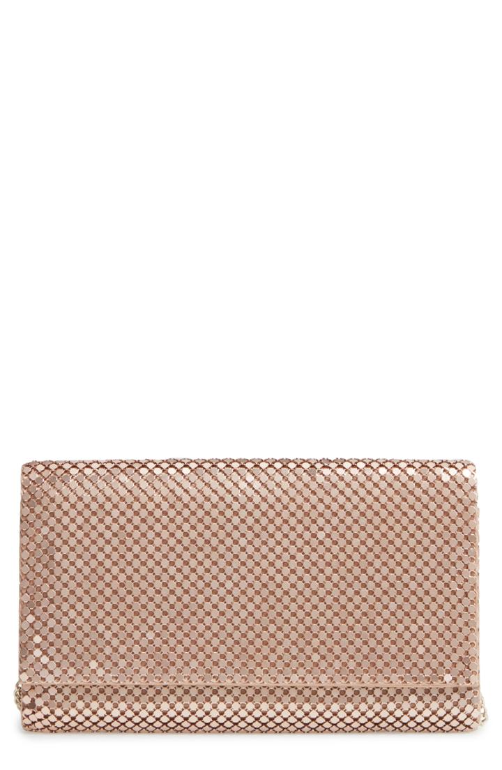 Nordstrom Metallic Mesh Flap Clutch -