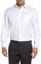 Men's Nordstrom Men's Shop Classic Fit Textured Dress Shirt .5 - 33 - White