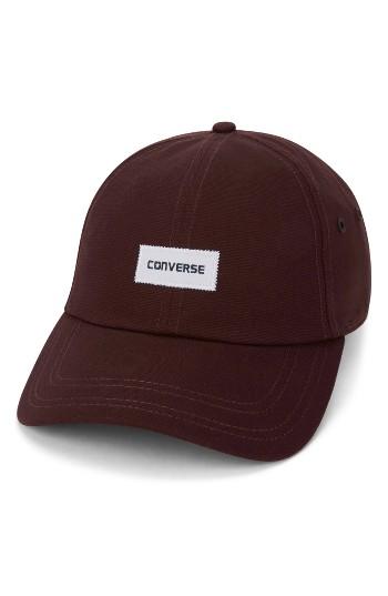 Men's Converse Charles Baseball Cap - Burgundy