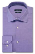 Men's Bugatchi Trim Fit Solid Dress Shirt - Purple