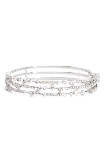 Women's Nadri Openwork Crystal Bangle