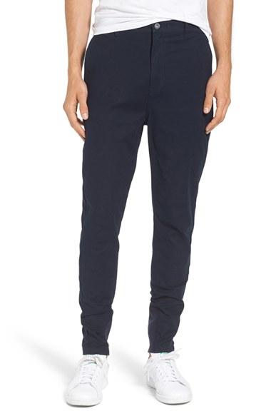 Men's Zanerobe 'sharpshot' Slouchy Skinny Fit Chinos - Blue