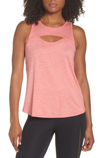 Women's Zella Tryout Tank, Size - Coral