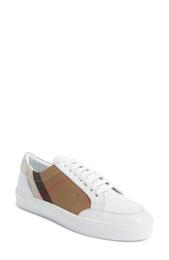 Women's Burberry Salmond Sneaker .5us / 36.5eu - White