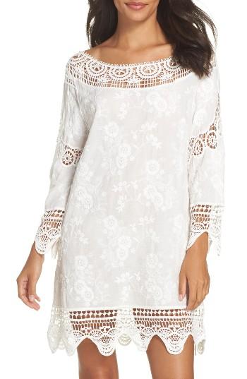 Women's La Blanca Zen Garden Cover-up Dress - White