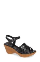 Women's Athena Alexander Castle Walk Wedge Sandal M - Black
