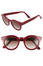Women's Sunday Somewhere 'soelae' 46mm Round Sunglasses - Gloss Pink/ Pink/ Yellow