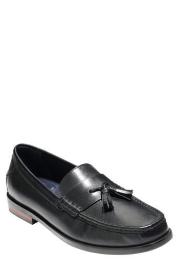 Men's Cole Haan Pinch Friday Tassel Loafer .5 M - Black