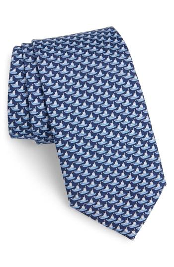 Men's Vineyard Vines Sportfisher Silk Tie, Size - Coral
