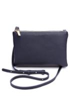 Estella Bartlett Double Faux Leather Crossbody Bag - Blue