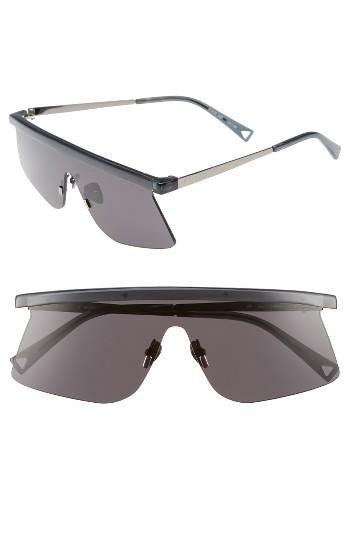 Women's Haze Shade Shield Sunglasses - Crystal Charcoal