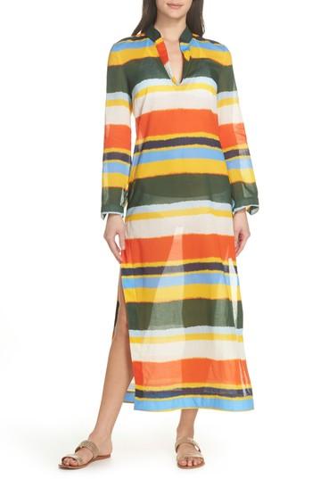 Women's Tory Burch Stephanie Beach Caftan - Orange