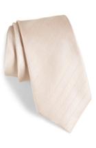 Men's The Tie Bar Herringbone Silk Tie, Size X-long X-long - Ivory