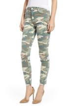 Women's Mother The Looker Ripped High Waist Ankle Skinny Jeans - Green