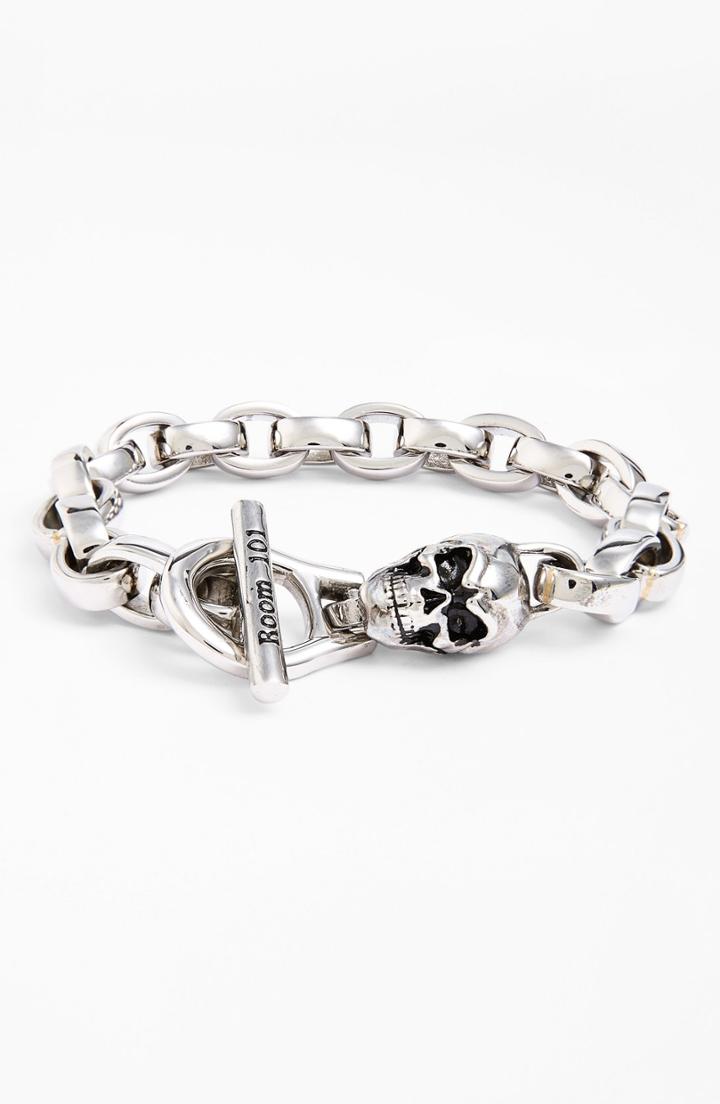 Men's Room101 'eddie' Skull Bracelet