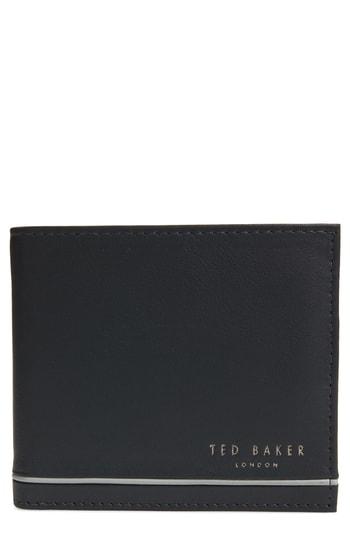 Men's Ted Baker London Dooree Leather Wallet - Blue