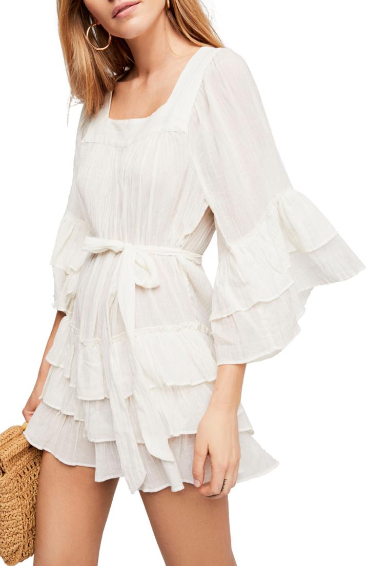 Women's Endless Summer By Free People Gretta Minidress - Black