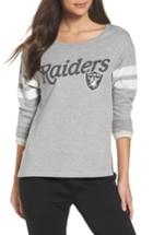 Women's Junk Food Nfl Oakland Raiders Champion Sweatshirt, Size - Grey