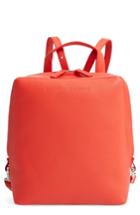 Calvin Klein 205w39nyc Cube Leather Backpack - Red