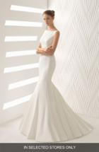 Women's Rosa Clara Astral Cloque Mermaid Gown, Size In Store Only - Ivory