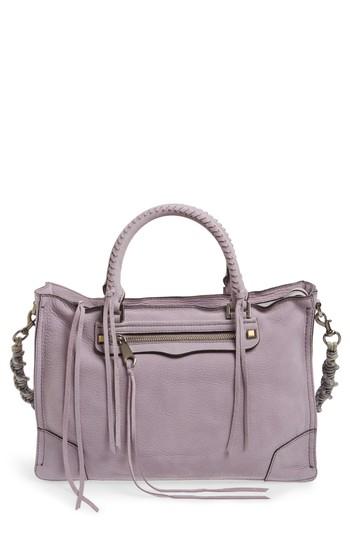 Rebecca Minkoff Regan Leather Satchel - Purple