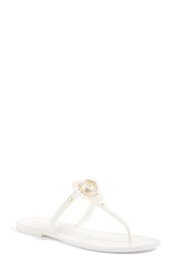 Women's Tory Burch Melody Sandal M - White