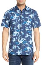 Men's Tommy Bahama Cracken Up Camp Shirt - Blue