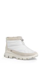 Women's Ugg Centara Water Resistant Quilted Bootie .5 M - White
