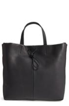 Shinola Latigo Square Leather Shopper - Black
