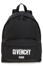Men's Givenchy Logo Canvas Backpack -