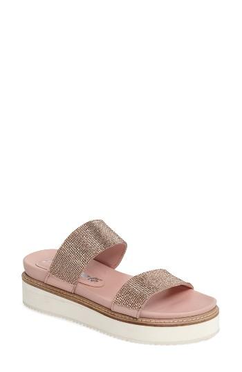 Women's Free People Harper Embellished Slide Sandal -6.5us / 36eu - Pink