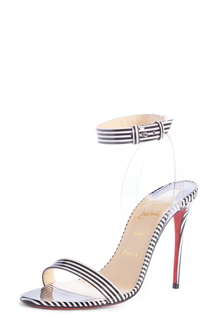 Women's Christian Louboutin Jonatina Sandal Us / 34eu - Black