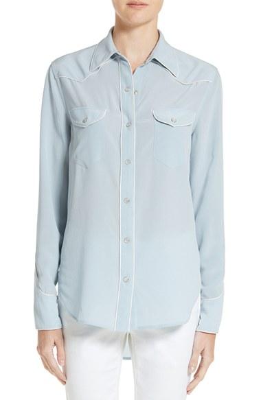 Women's Rag & Bone Jesse Silk Blouse