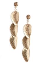 Women's Treasure & Bond Organic Petal Cascade Drop Earrings