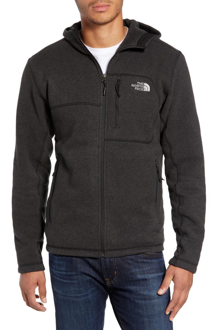 Men's The North Face Gordon Lyons Relaxed Fit Sweater Fleece Hoodie - Black