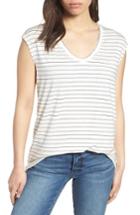 Women's Caslon Off-duty Sleeveless Stretch Knit Top - Black