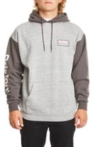 Men's Brixton Palmer Ii Color Block Hooded Sweatshirt - Grey