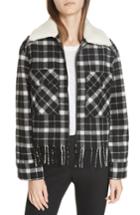 Women's Kate Spade New York Rustic Plaid Jacket, Size - Black