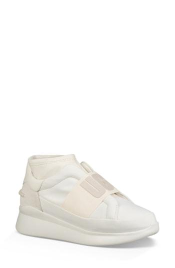 Women's Ugg Neutra Sock Sneaker M - White
