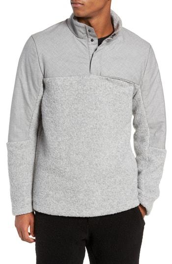Men's Wings + Horns Tactical Fleece Pullover - Grey