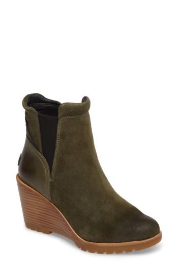 Women's Sorel After Hours Chelsea Boot M - Green