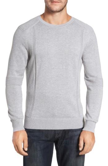 Men's Bobby Jones R18 Chopper Rib Detail Sweater - Grey