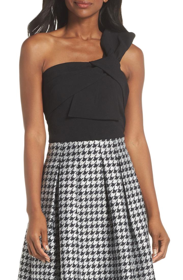 Women's Eliza J One-shoulder Bow Detail Top