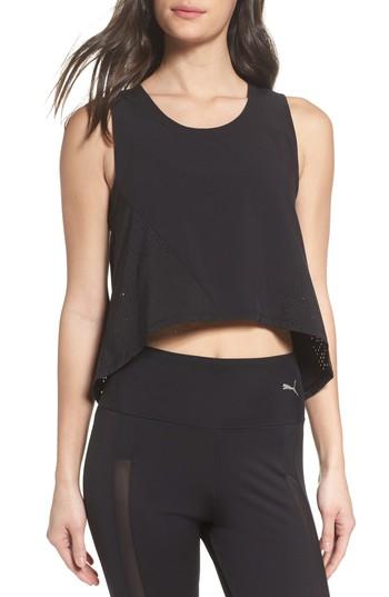 Women's Puma Evo High/low Tank - Black