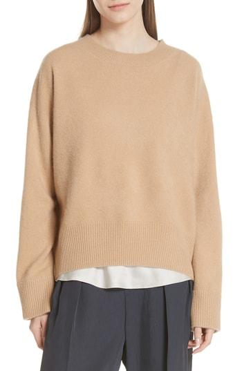 Women's Vince Cashmere Oversize Sweater - Brown