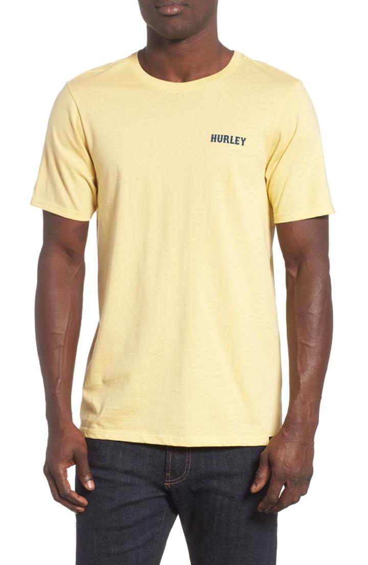 Men's Hurley Tree Hugger Graphic T-shirt - Yellow